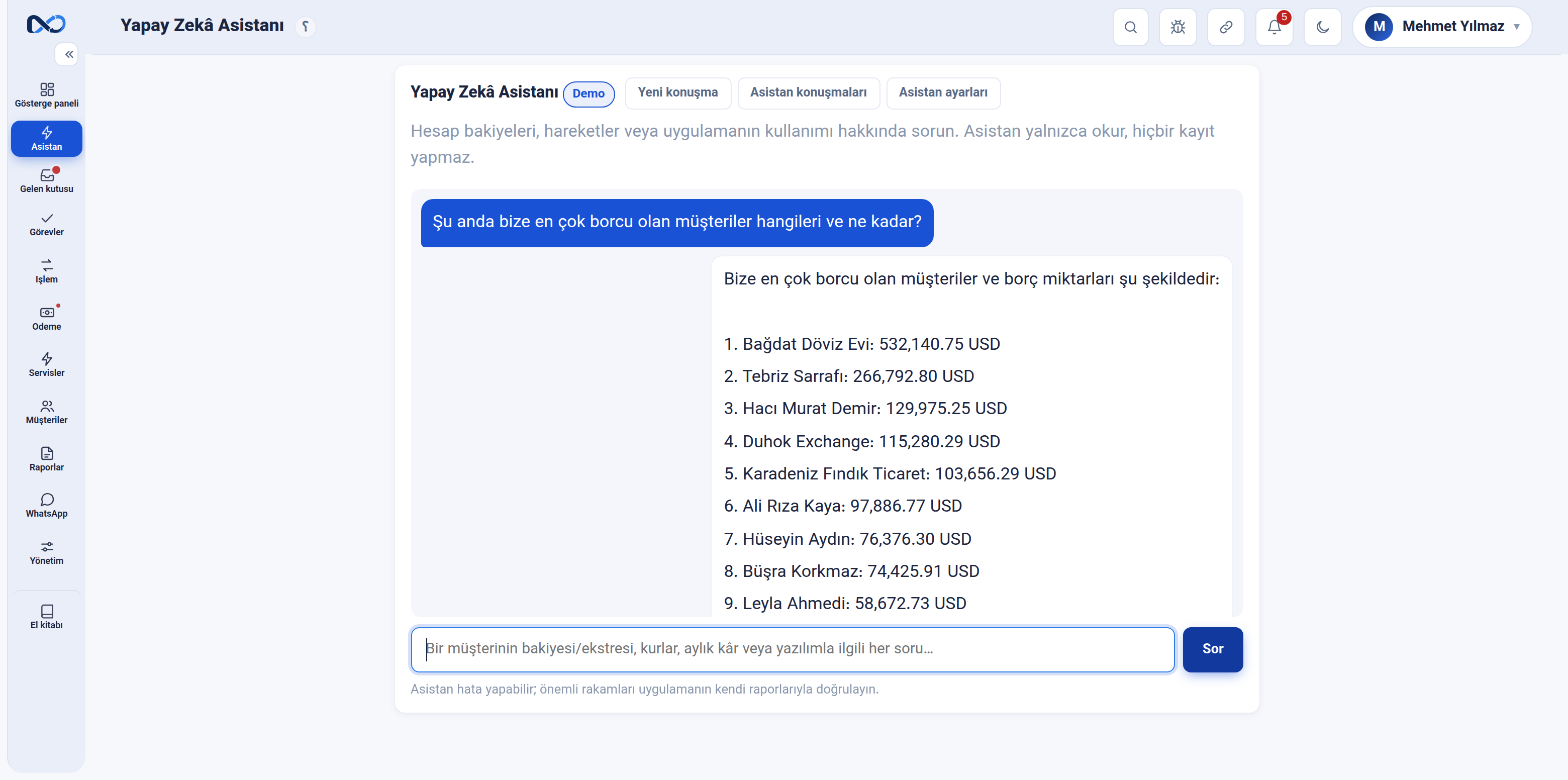 Defterinize kendi sözlerinizle sorun