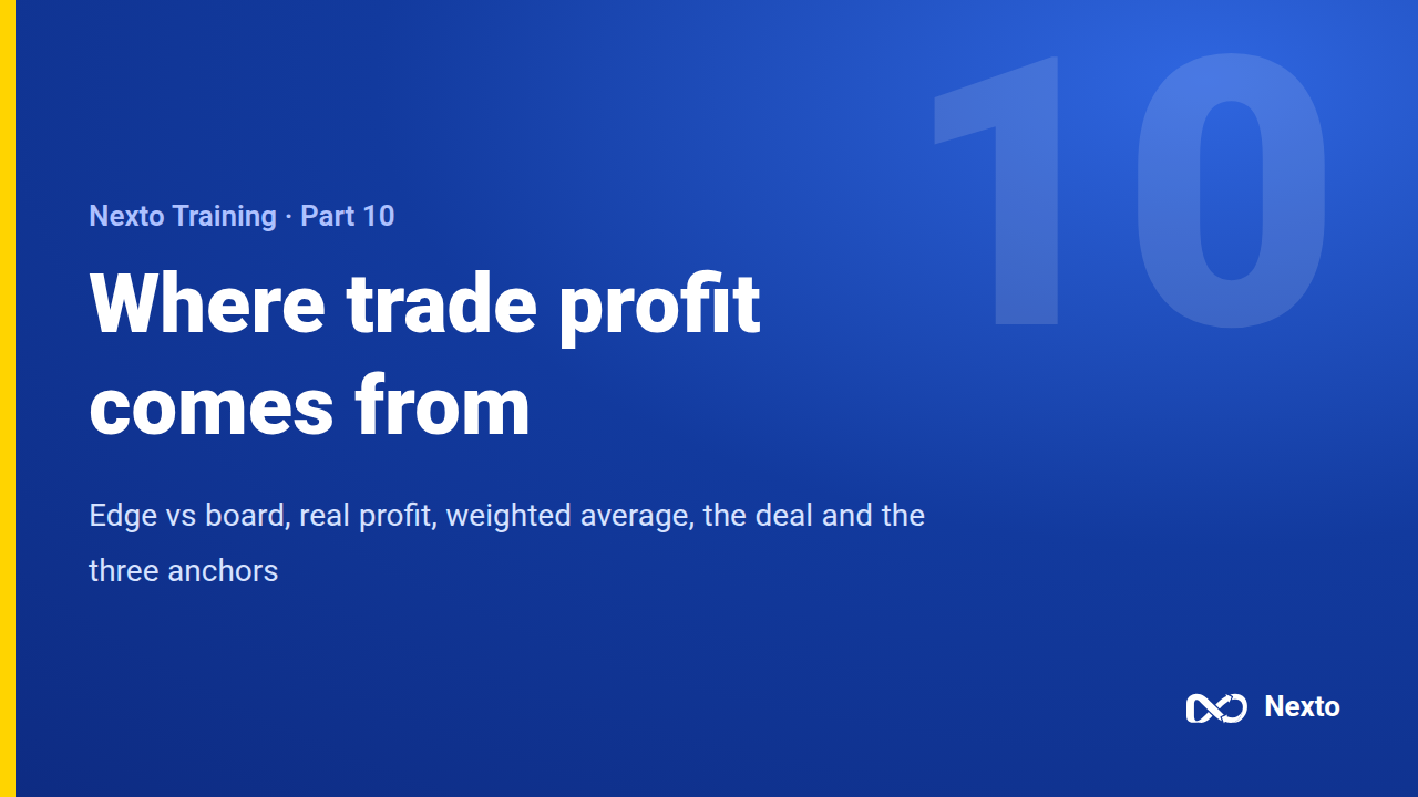 Where trade profit comes from