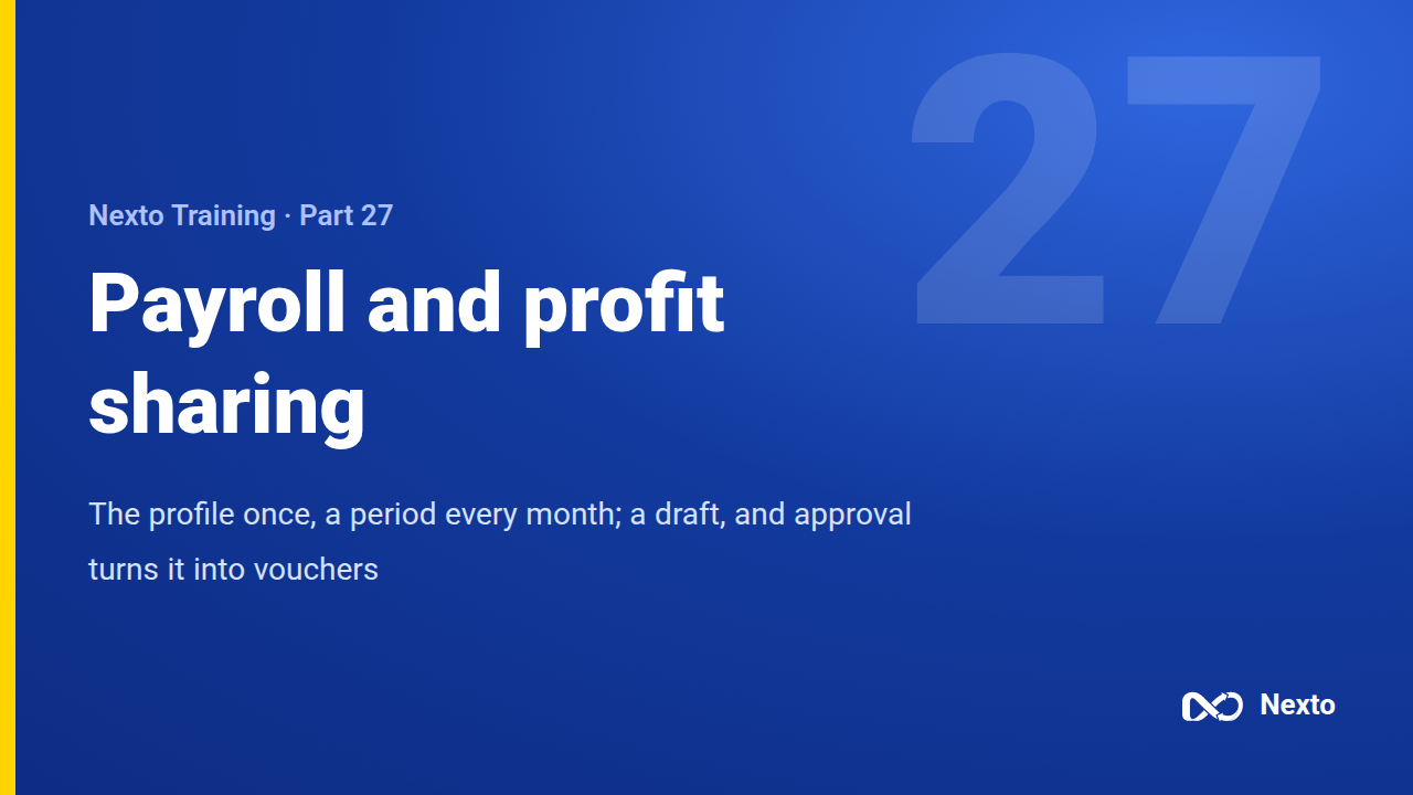 Payroll, commission and partner profit sharing